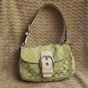 Coach Purse with leather strap